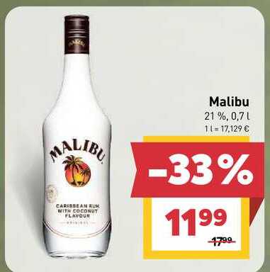 Malibu 21%, 0,7l