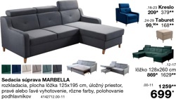 Sedacia súprava MARBELLA