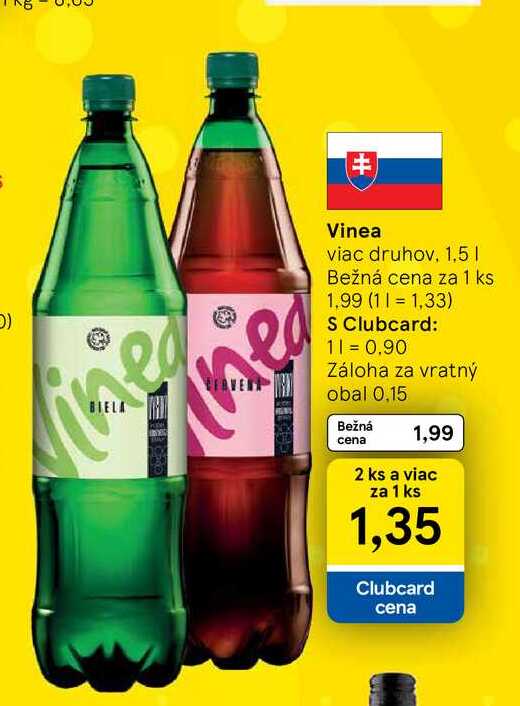 Vinea viac druhov, 1,5l