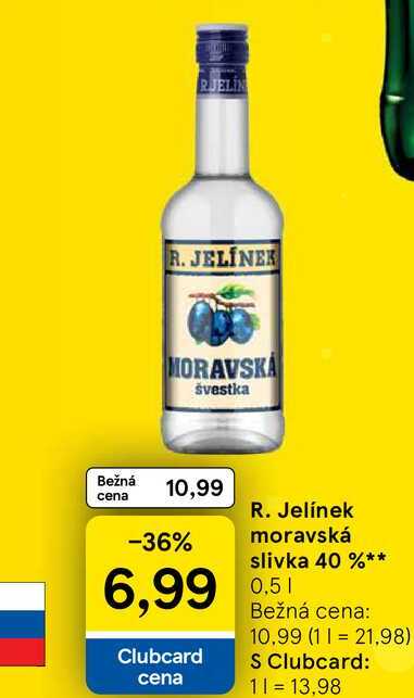 R. Jelínek moravská slivka 40 % 0,5l