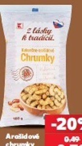 Z lásky k tradícií Arašidové chrumky