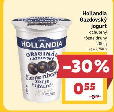 Hollandia Gazdovský jogurt ochutený rôzne druhy 200 g