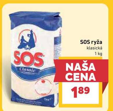 SOS ryža klasická 1 kg