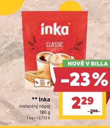 Inka instantný nápoj 180 g
