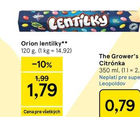 Orion lentilky 120 g