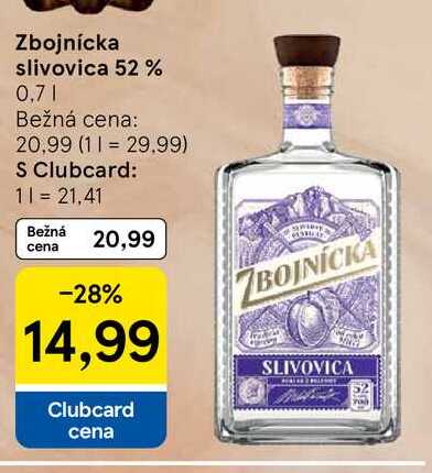 Zbojnícka slivovica 52% 0,7l