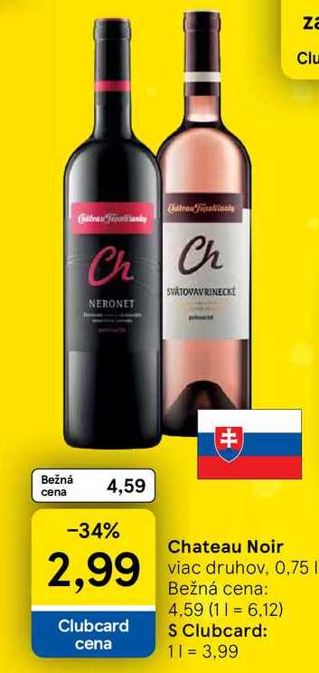 Chateau Noir viac druhov, 0.75l