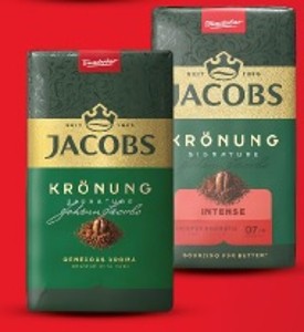 Jacobs Mletá káva Krönung v akcii