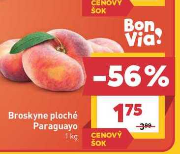 Broskyne ploché Paraguayo 1 kg