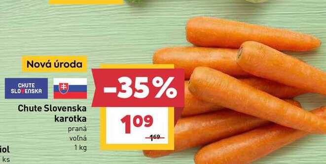 karotka praná voľná 1 kg