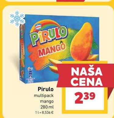 Pirulo multipack mango 280 ml 