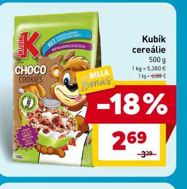 Kubík cereálie 500 g 