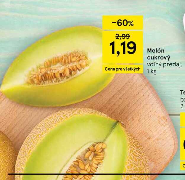 Melón cukrový voľný predaj 1 kg