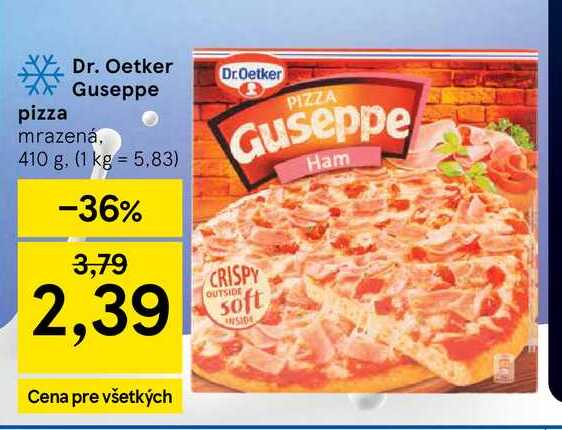 Dr. Oetker Guseppe pizza 410 g