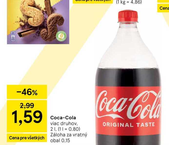 Coca-Cola 2l v akcii