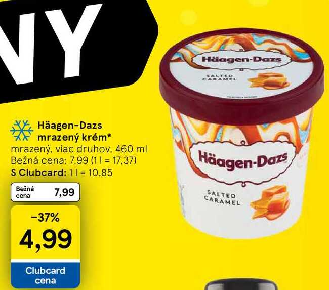 Häagen-Dazs mrazený krém 460ml