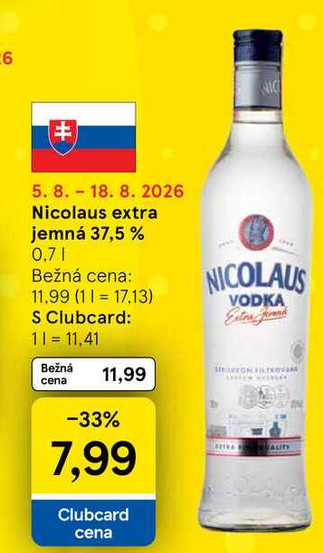 Nicolaus extra jemná 37,5 % 0.7l