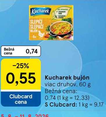 Kucharek Slepačí bujón 60 g