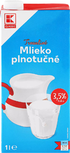 K-Classic Trvanlivé mlieko v akcii