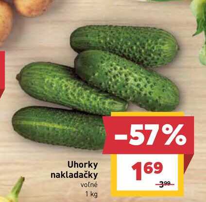 Uhorky nakladačky voľné 1 kg