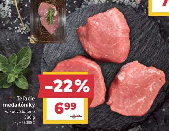 Tel'acie medailóniky vákuovo balené 300 g 