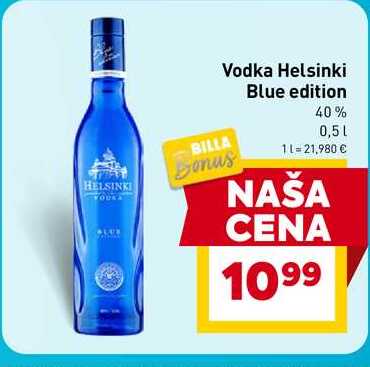 Vodka Helsinki Blue edition 0,5l v akcii