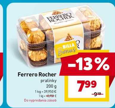 Ferrero Rocher pralinky 200 g