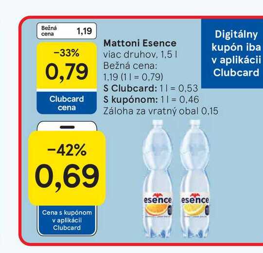Mattoni Esence viac druhov 1,5l
