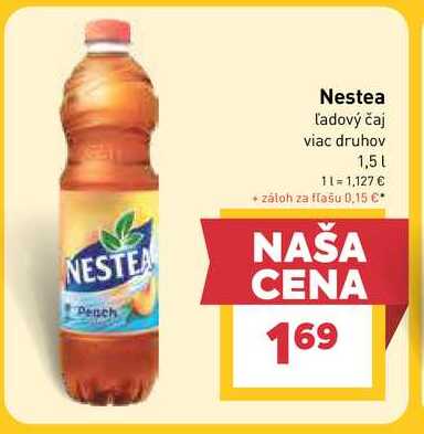 Nestea Ľadový čaj viac druhov 1,5 l