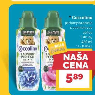 Coccolino parfumy na pranie s podmanivou vôňou 2 druhy 460 ml
