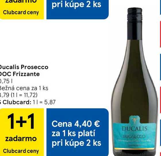 Ducalis Prosecco DOC Frizzante 0,75l