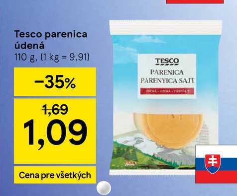 Tesco parenica údená 110 g