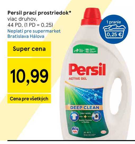 Persil prací prostriedok viac druhov 44 PD