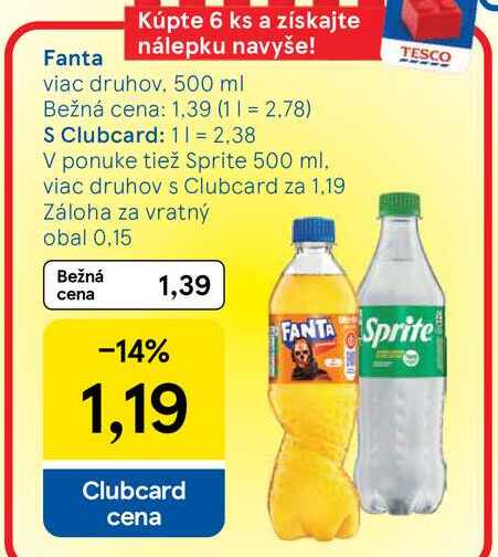 Fanta 500 ml 