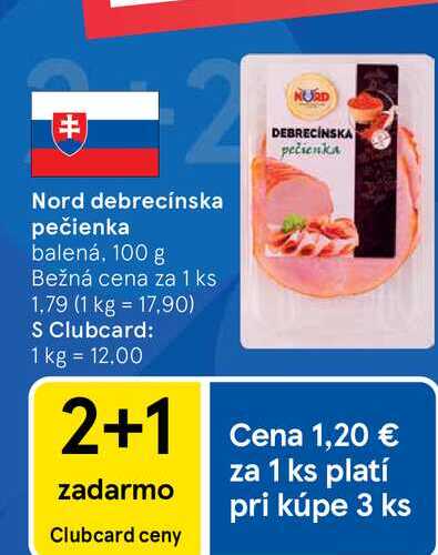 Nord debrecínska pečienka balená, 100 g