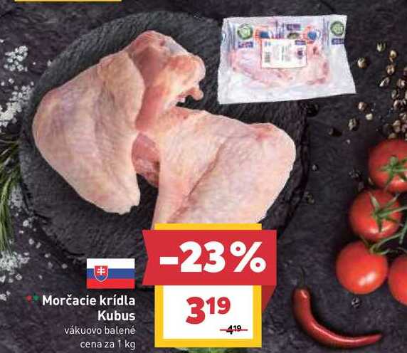 Morčacie krídla 1 kg 