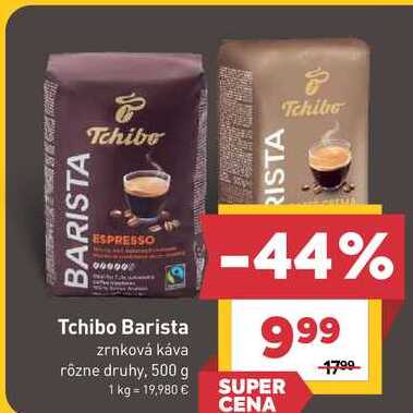 Tchibo Barista zrnková káva rôzne druhy, 500 g  v akcii
