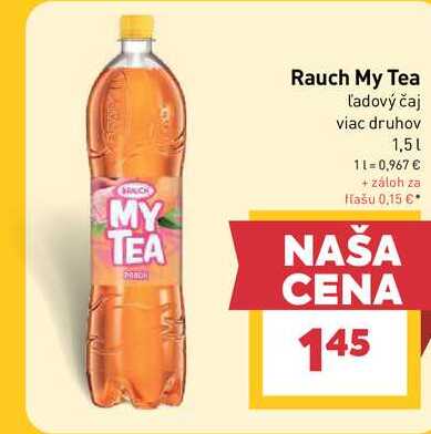 Rauch My Tea Ľadový čaj viac druhov 1,51