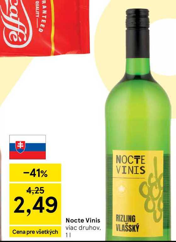 Nocte Vinis viac druhov, 1l