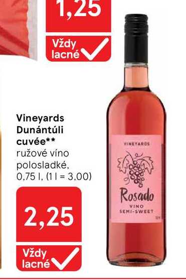 Vineyards Dunántúli cuvée 0.75l