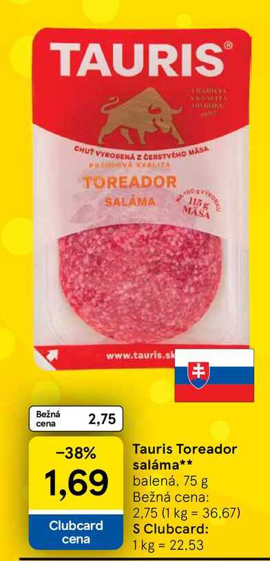 Tauris Toreador saláma 75 g