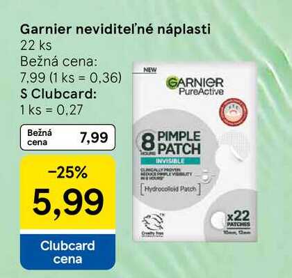 Garnier neviditeľné náplasti 22 ks