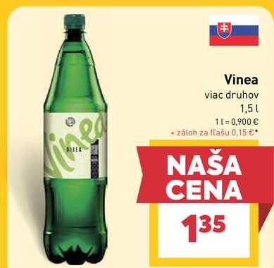 Vinea viac druhov 1,5l