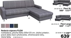 Sedacia súprava FLEXI Large
