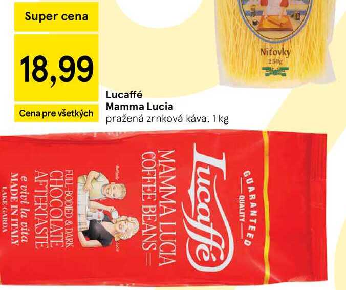 Lucaffé Mamma Lucia pražená zrnková káva, 1 kg