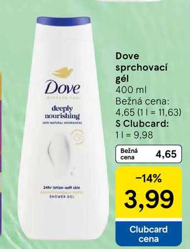 Dove sprchovací gél 400 ml