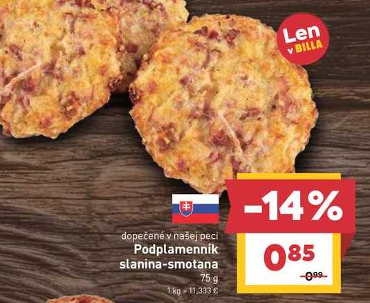 Podplamenník slanina-smotana 75 g