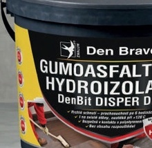 DEN BRAVEN GUMOASFALTOVÁ HYDROIZOLÁCIA DENBIT DISPER DN ČIERNA 10 KG