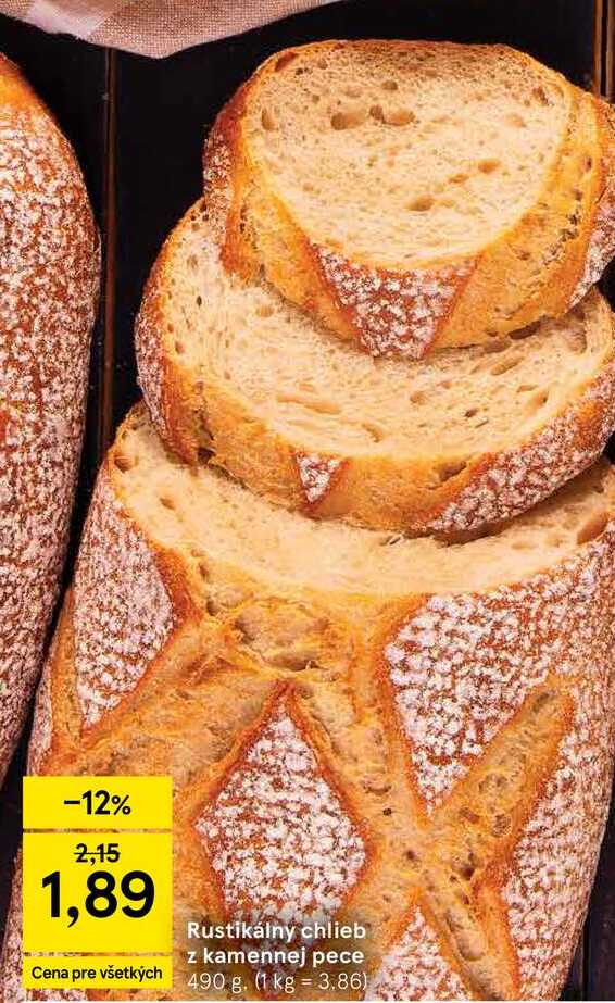 Rustikálny chlieb z kamennej pece 490 g