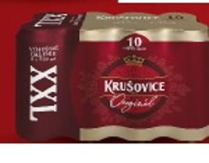 Krušovice XXL Svetlé pivo v akcii